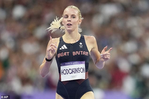 Keely Hodgkinson has achieved an extraordinary victory in the women's 800m race, earning a gold medal