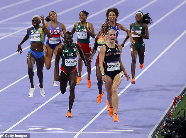 Hodgkinson ended her wait for a global title by storming to victory at the Stade de France