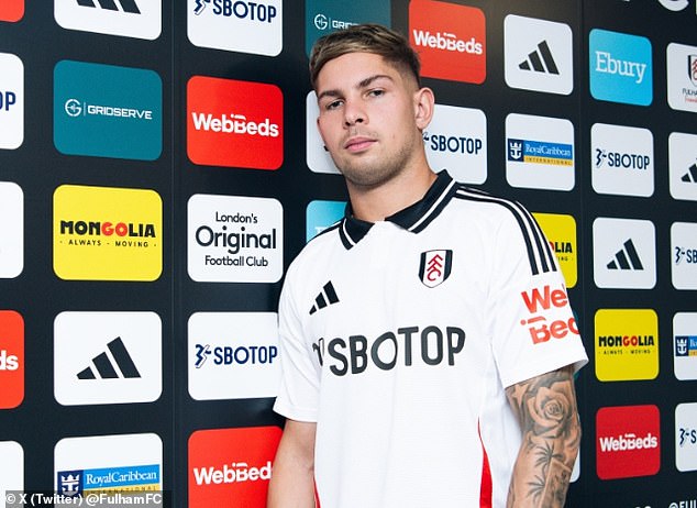 The 24-year-old ended his 14-year spell at Arsenal by joining Fulham last week