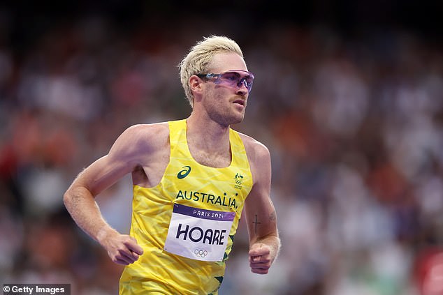 Ollie Hoare (pictured) has received encouragement from Noah Lyles' mother after facing online trolls