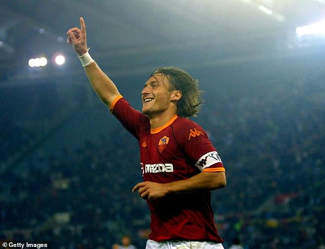 Maresca suggests that changing football regulations may hinder players from staying with one club, such as Francesco Totti (shown) with AS Roma