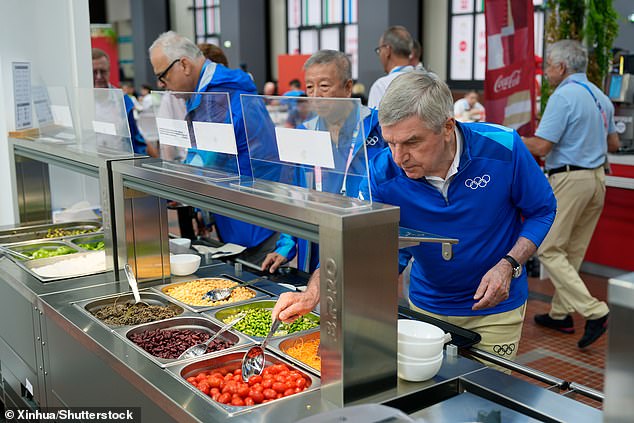 The food on offer has come in for scrutiny, with Peaty also suggesting that the 'best in the world' are not getting similar standards of catering