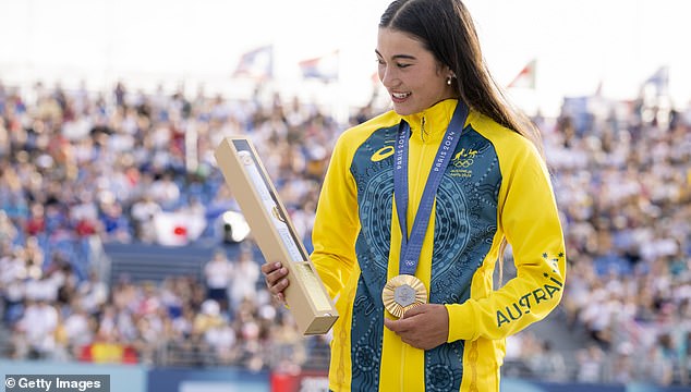 Her parents promised her an unusual pet if she stood atop the podium in Paris