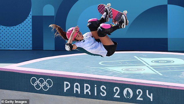 Arisa Trew's impressive final run secured her the women's skateboard park title and made her Australia's youngest gold medallist