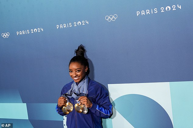 Biles earned four medals, bringing her total to 11, and has made history as the most decorated gymnast