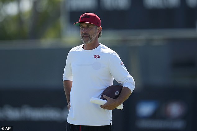 Coach Kyle Shanahan doesn't seem too worried about his star wideout's contractual situation