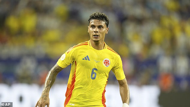 Richard Rios (pictured) seems to have caught the attention of United following his performances during the Copa America