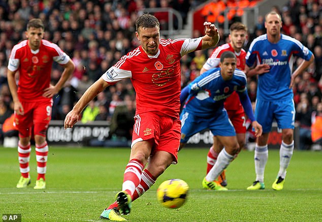 Rickie Lambert was top scorer at St Mary's in four consecutive seasons and later moved to Liverpool