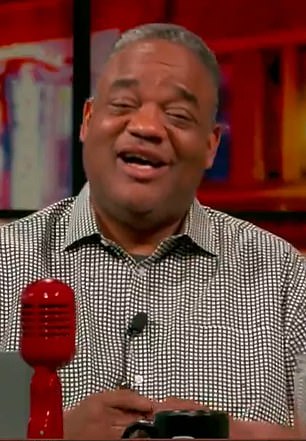 Jason Whitlock (pictured) has sparked outrage by cruelly mocking Simone Biles