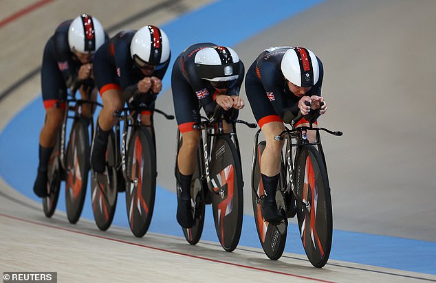 Great Britain found themselves over a second behind at halfway