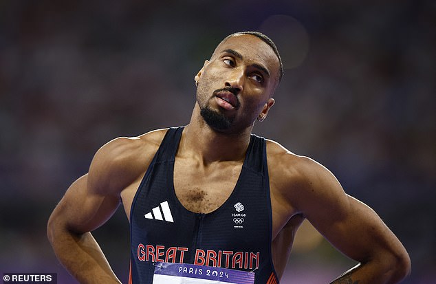 Matthew Hudson-Smith won silver in the men's 400m at the Paris Olympics