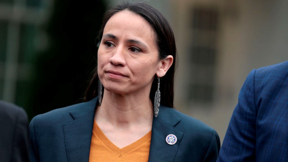 The winner will face off in November against three-term Rep. Sharice Davids, D-Kan., pictured here.