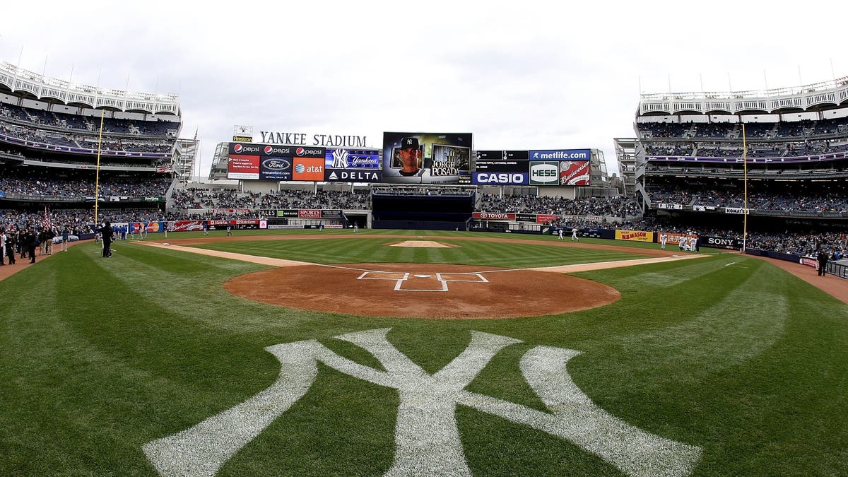 New York Yankees stadium during a game